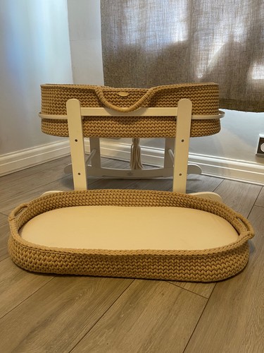 Baby den crochet moses basket - moses,