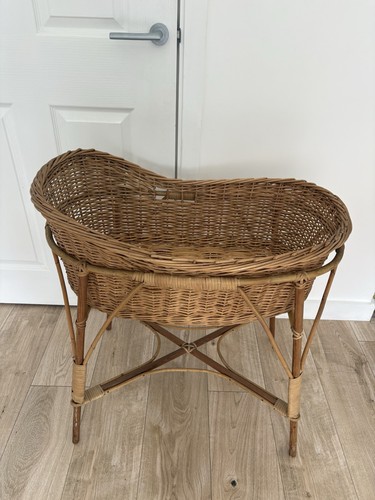 Vintage wicker moses - vintage, basket