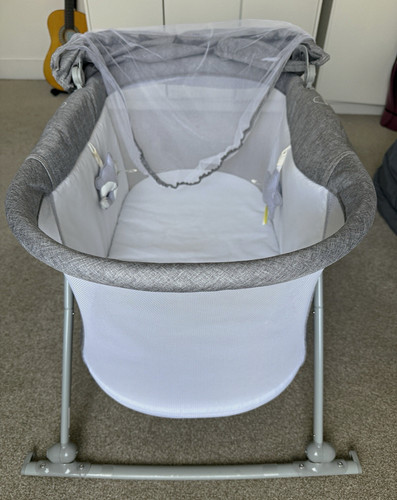 Kinderkraft grey oval moses - grey,
