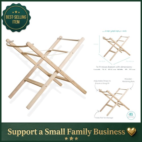 Adjustable moses basket stand - adjustable,