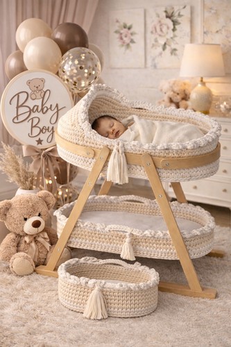 Baby moses basket with rocking - moses,