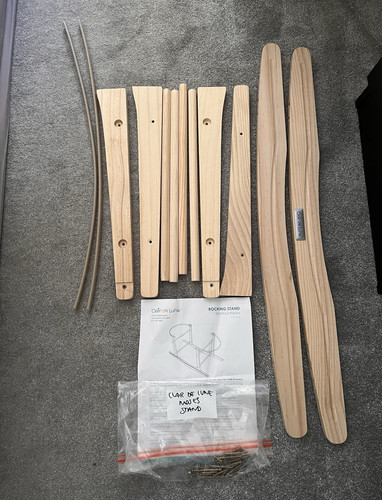 Clair lune wooden rocking - clair,