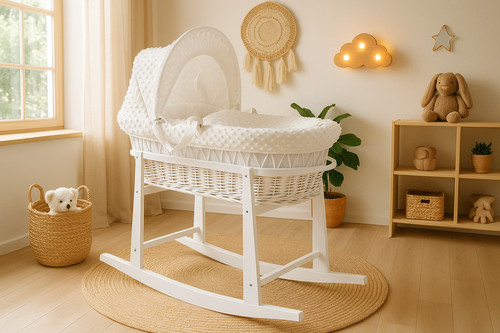 Luxury moses basket padded - moses,