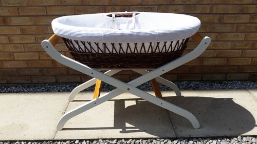 Mothercare moses basket - mothercare, with