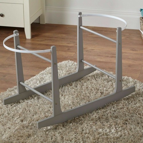 Grey rocking moses basket - grey,