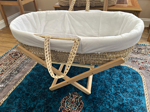 Oval moses basket basinet - basket/,