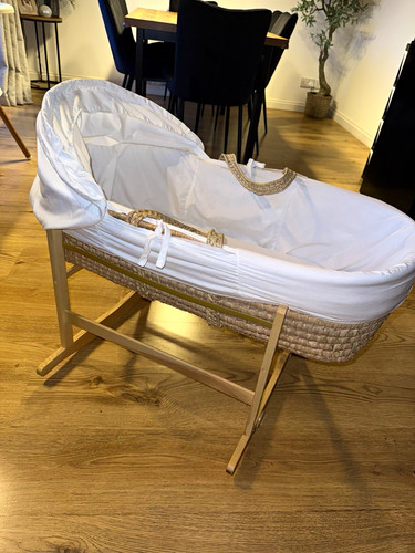 Elegant baby moses - baby, basket