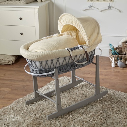 Baby moses basket with - basket, stand