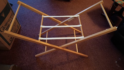 Wooden stand for - a, moses