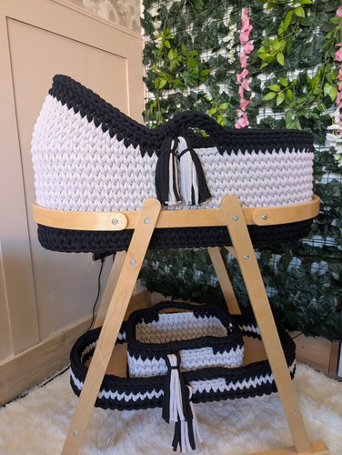 Crochet moses basket set - crochet, with