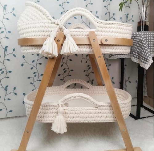 Crochet moses basket changing - crochet,