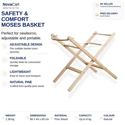 Wooden baby stand adjustable - stand,