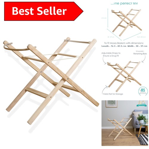 Portable wooden moses basket - portable,