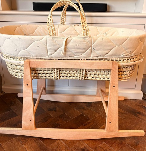 Little green moses basket - little,