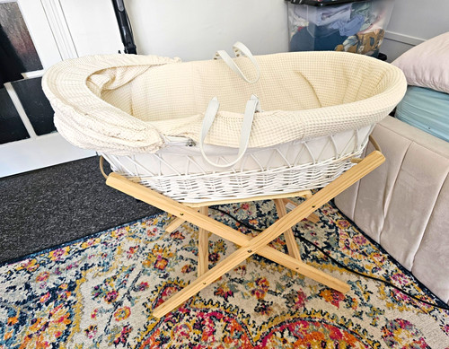 White cream wicker - white/cream,