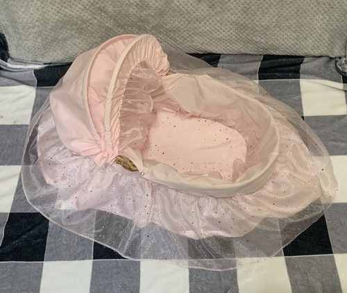 Pink dolls crib cot moses - cot,