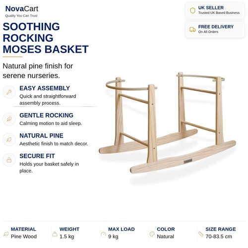 Wooden moses basket - moses,