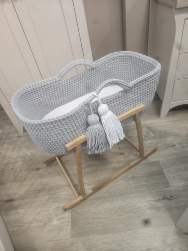 Crochet moses basket - basket,