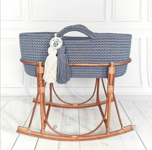 Crochet moses basket steel - crochet,