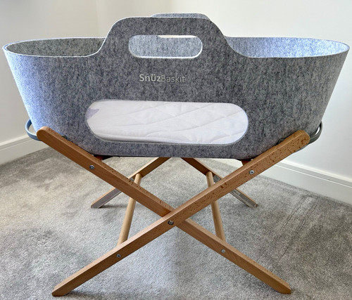 Snuz grey moses basket - -, &