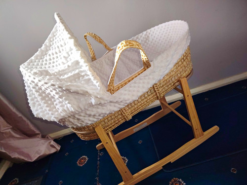 Wicker oval moses - moses, set