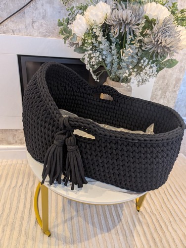 Crochet moses basket 67cmx30cm - crochet,