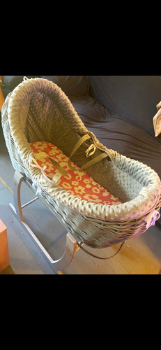 Wicker moses basket set comes - wicker,