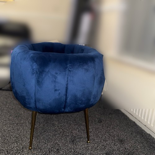 Baby bassinet velvet blue - bassinet,